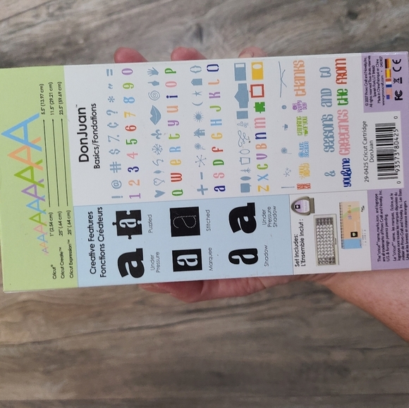 DON JUAN Cricut Cartridge - Picture 2 of 4